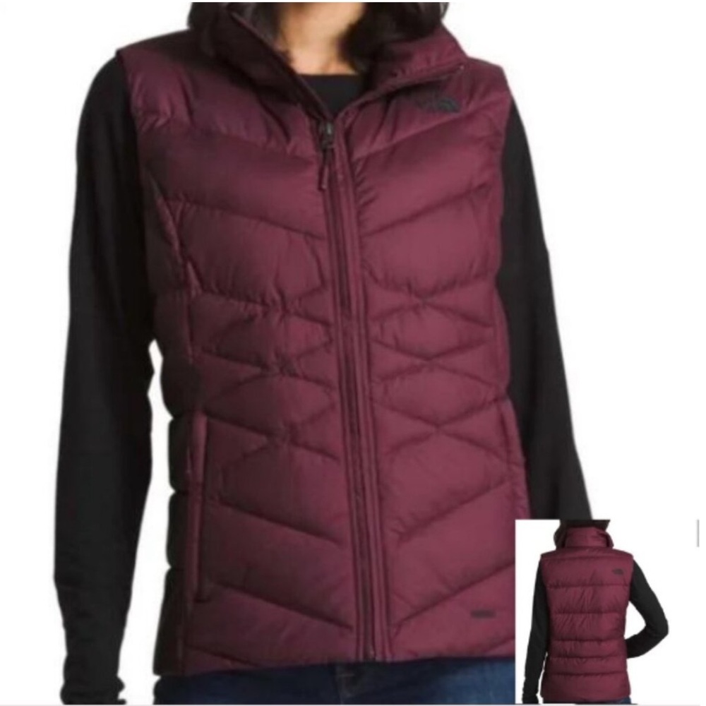 The North Face 550 Women's Maroon Puffer Vest